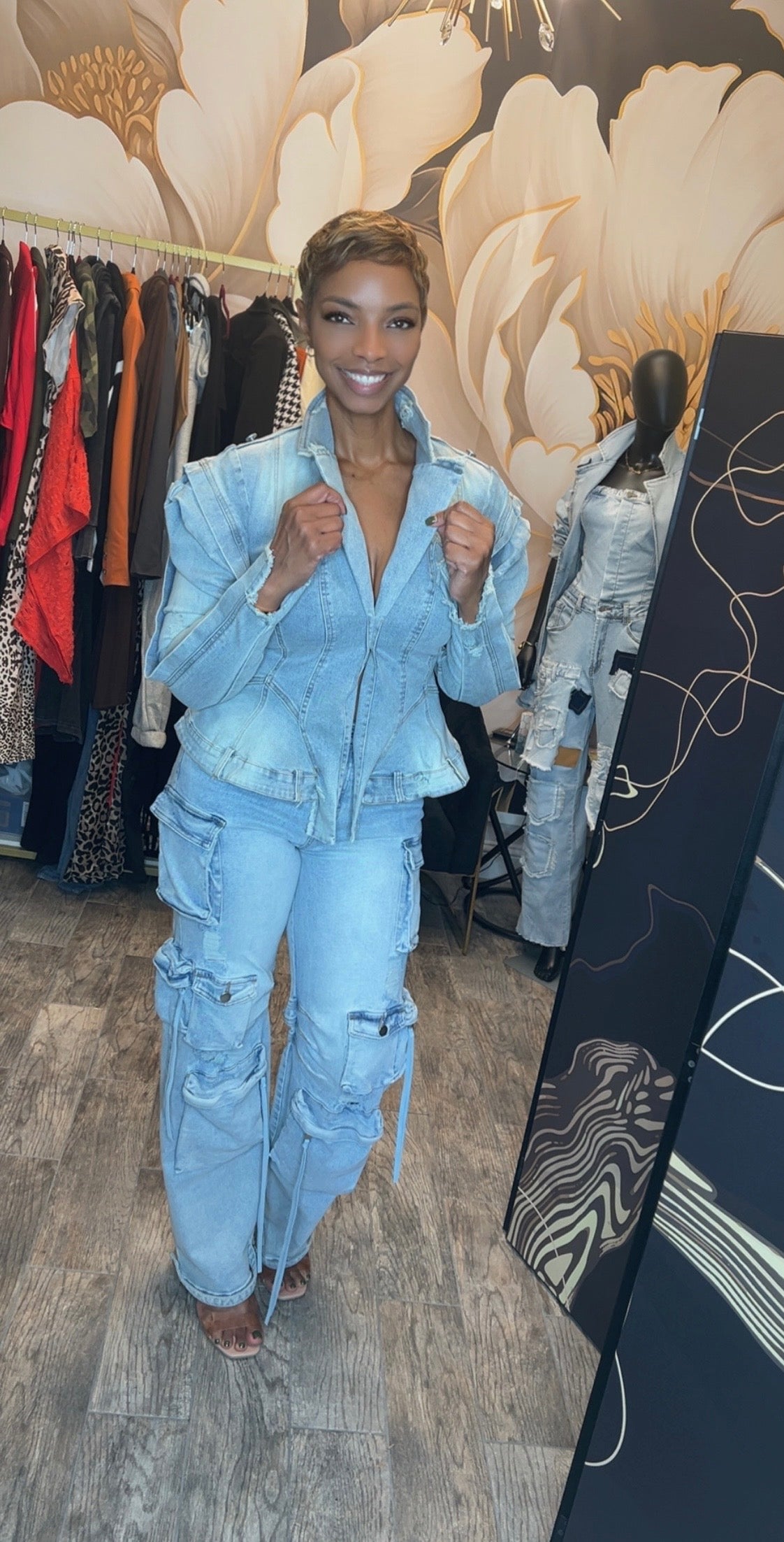 Get You One Denim Top