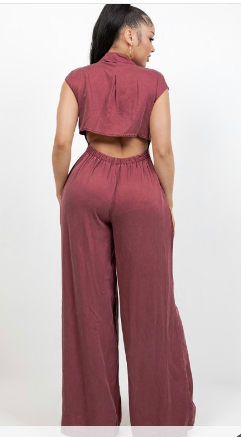 Wine Me Down Jumpsuit