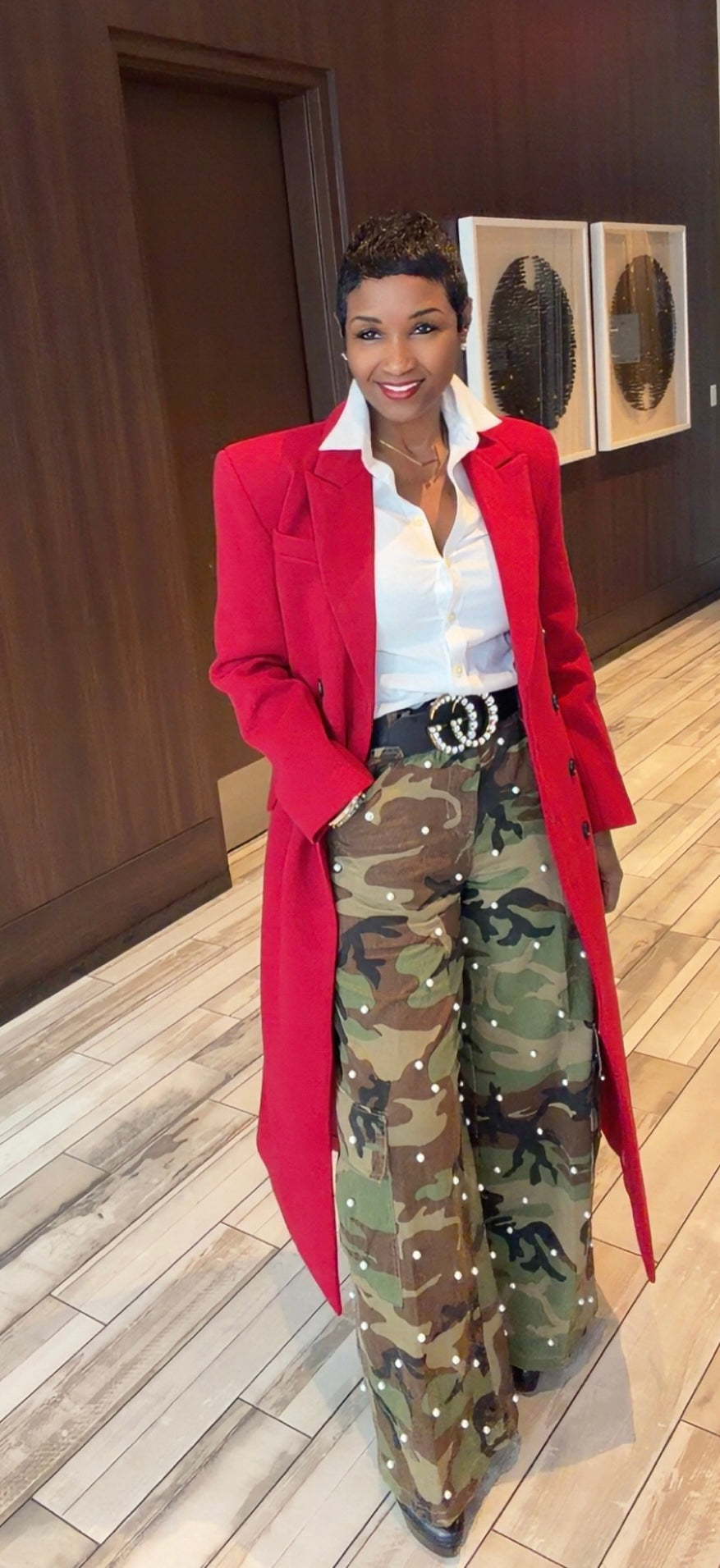 Paint The Town In Red Coat