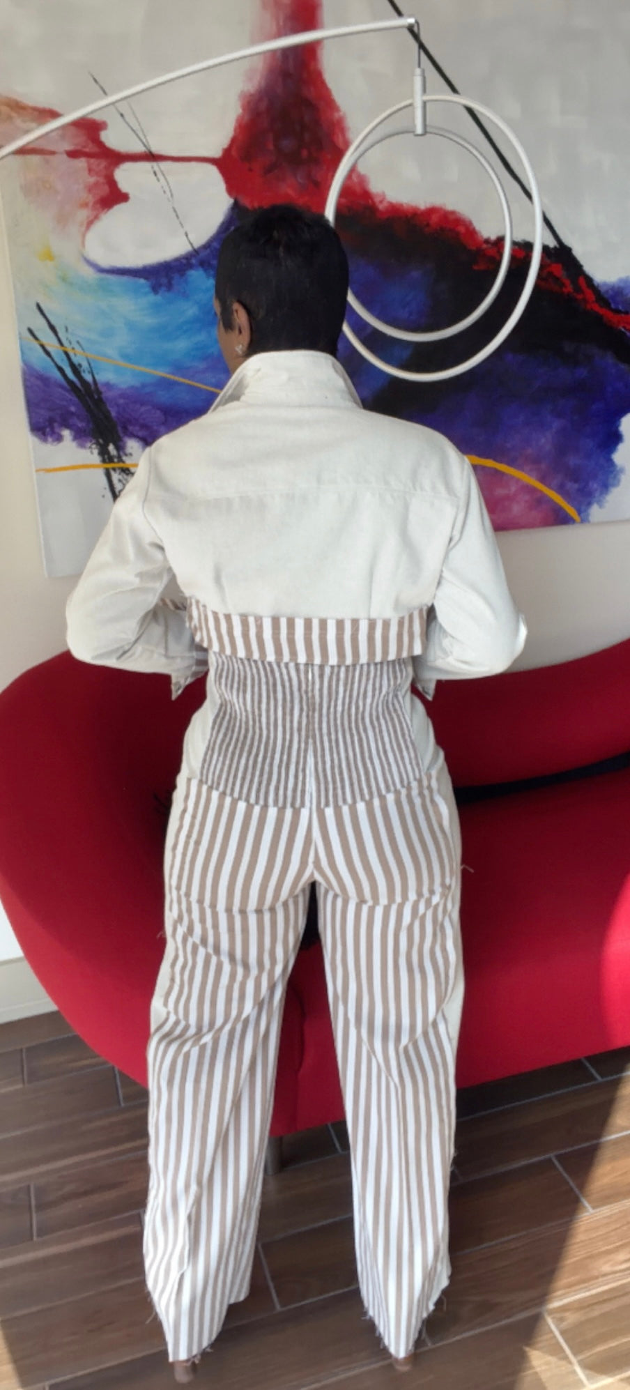 Bold Stripes to the Game Set