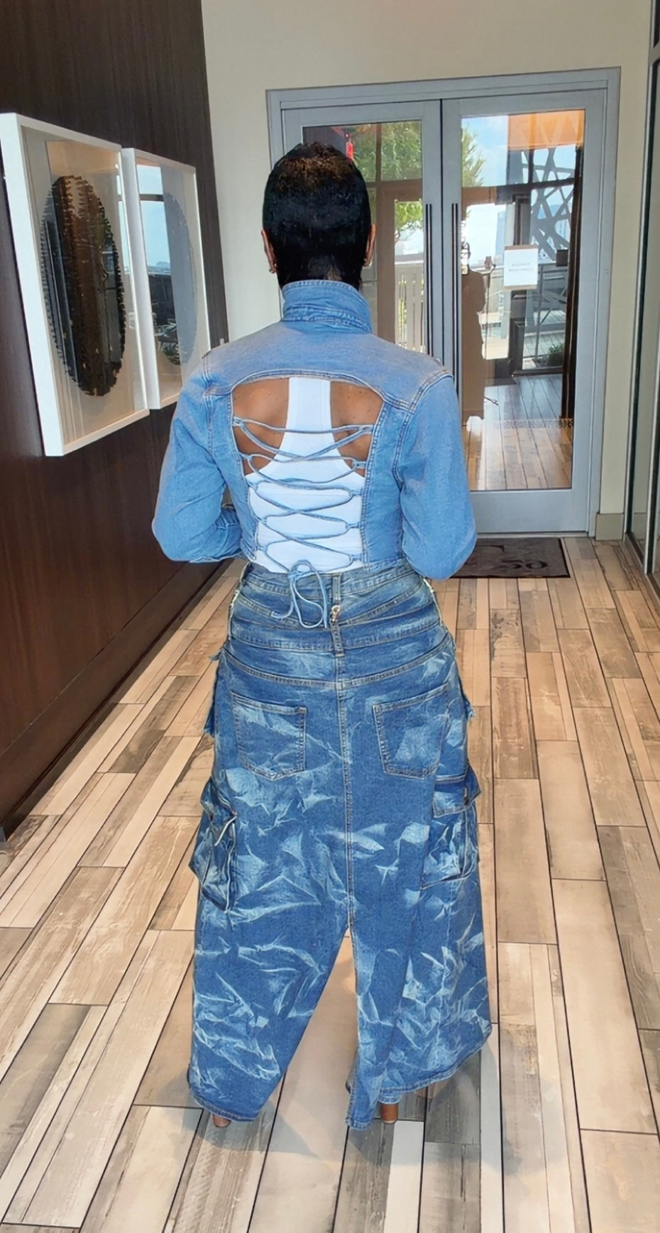 Jeans Skirt Combo