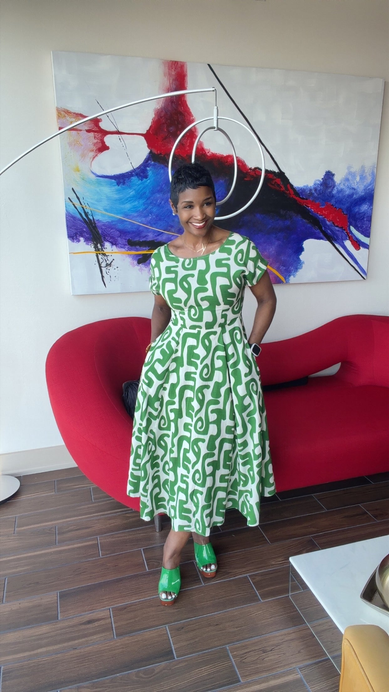 Green for Spring Dress