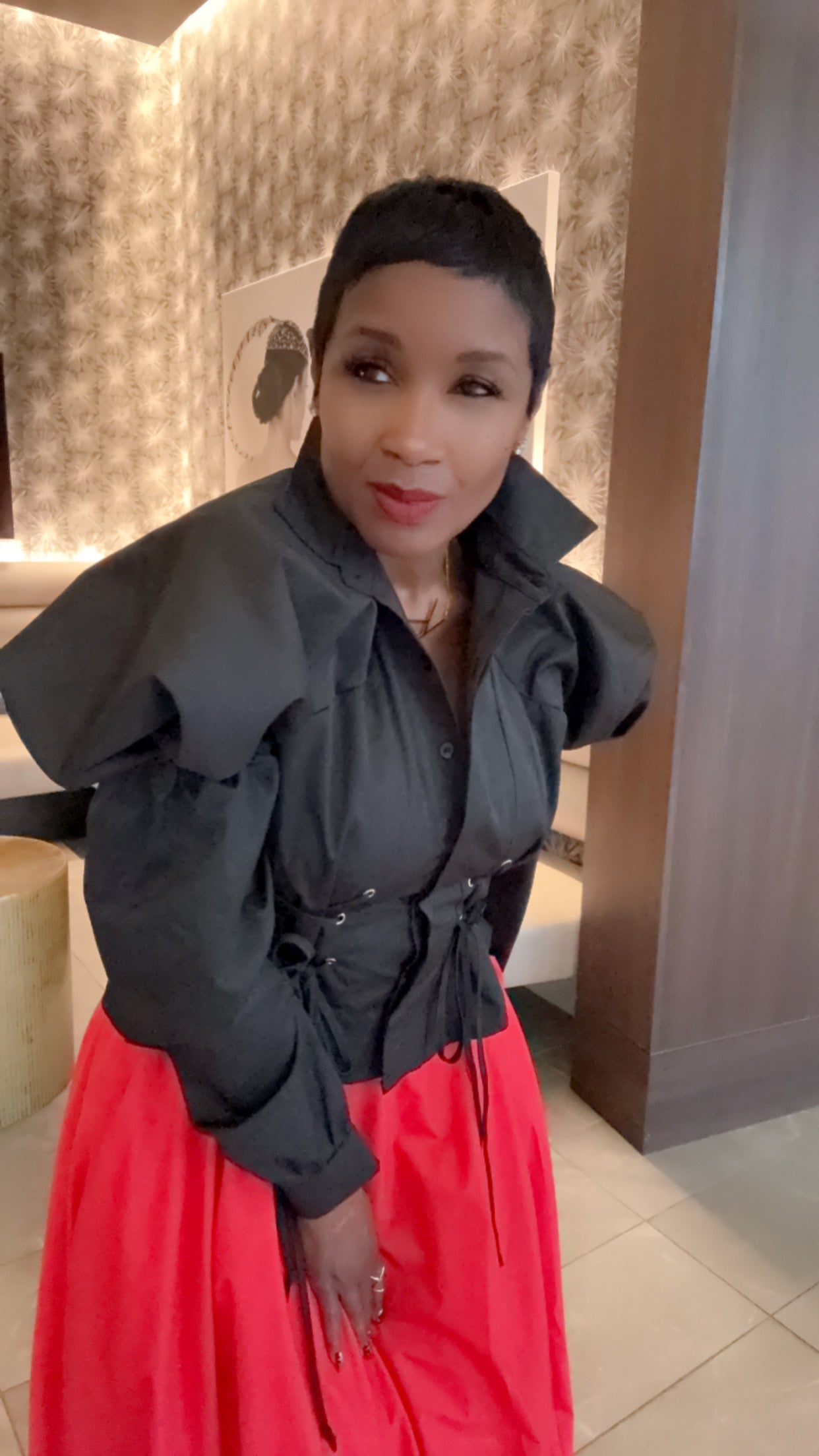 Bring the Drama Puff Sleeves Top