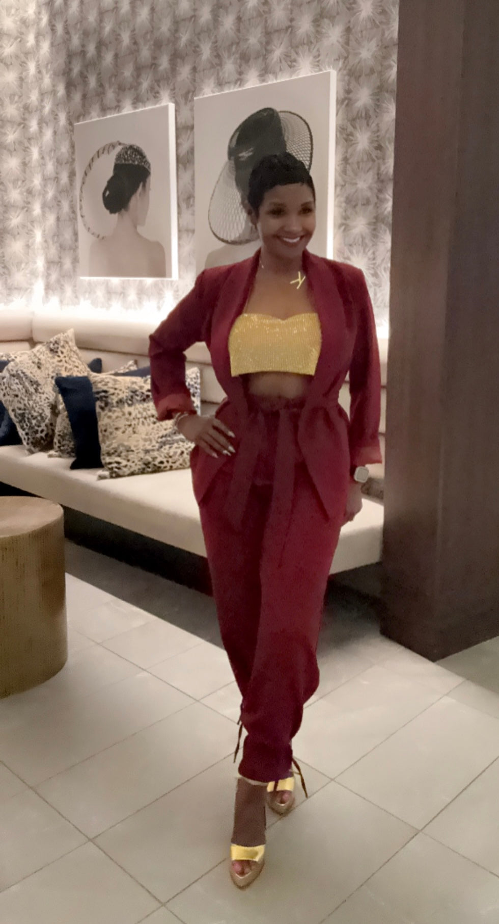 Coming in Hot Pants Suit