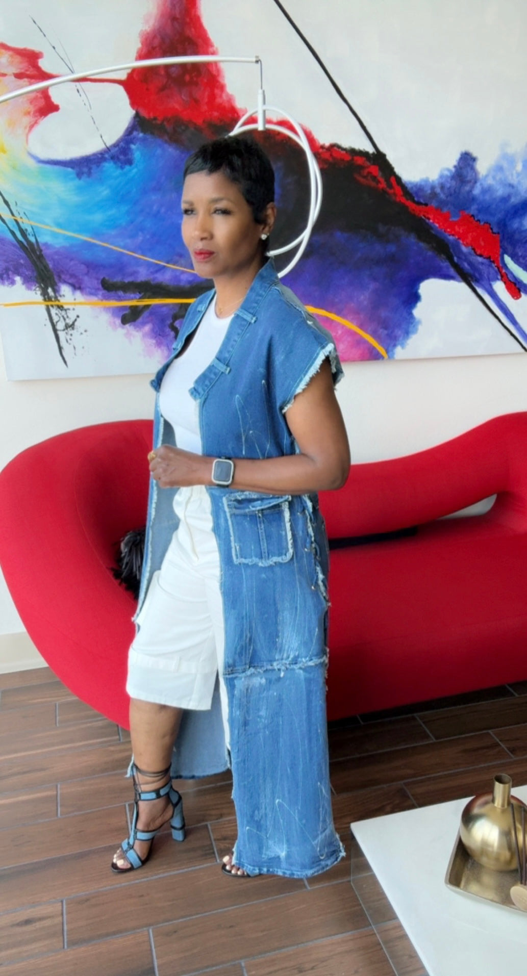 The Denim Detail Duster