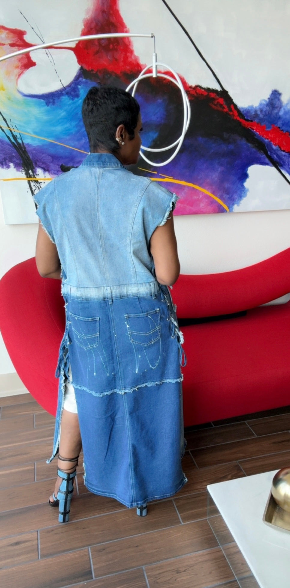 The Denim Detail Duster