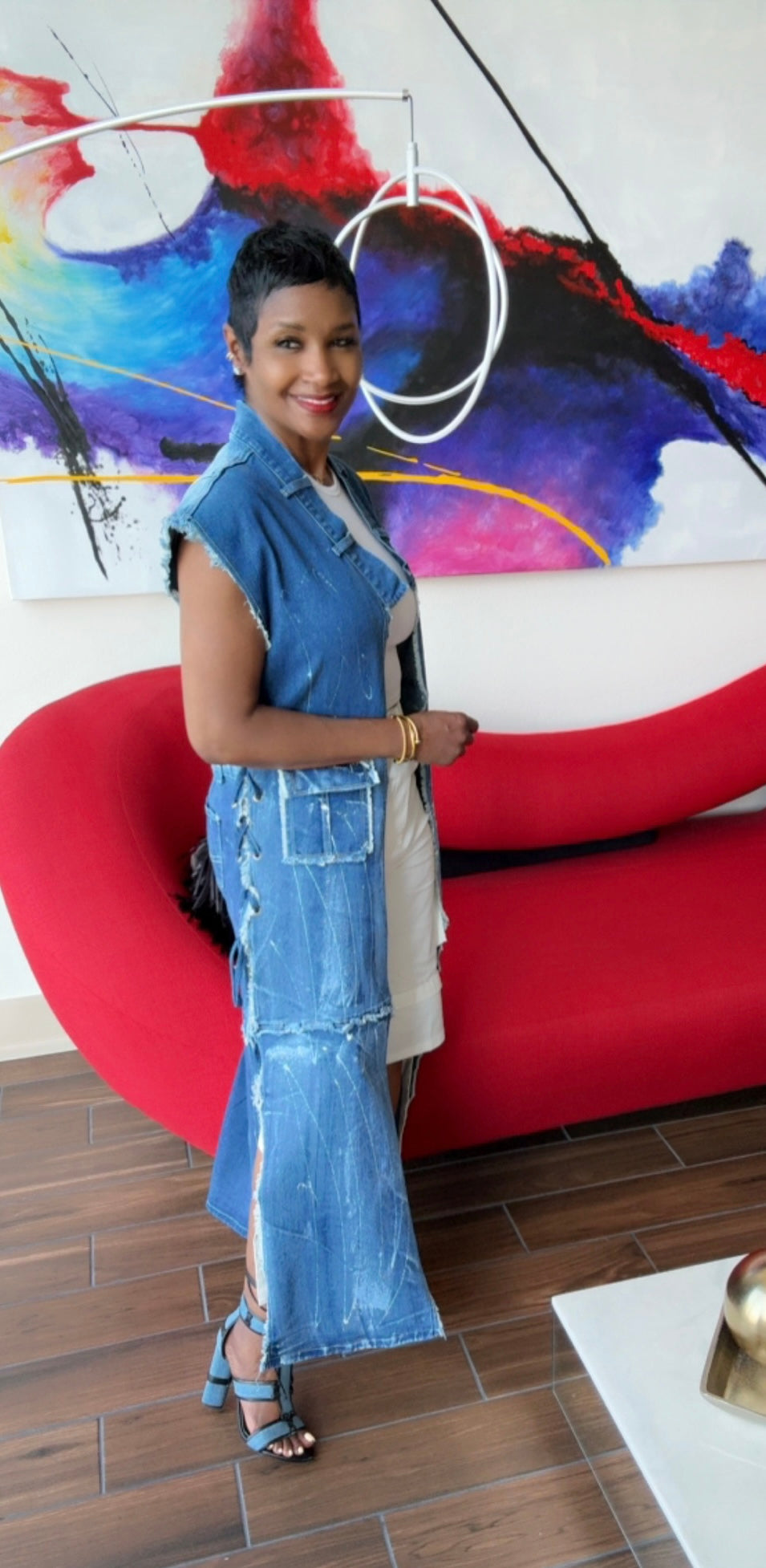 The Denim Detail Duster