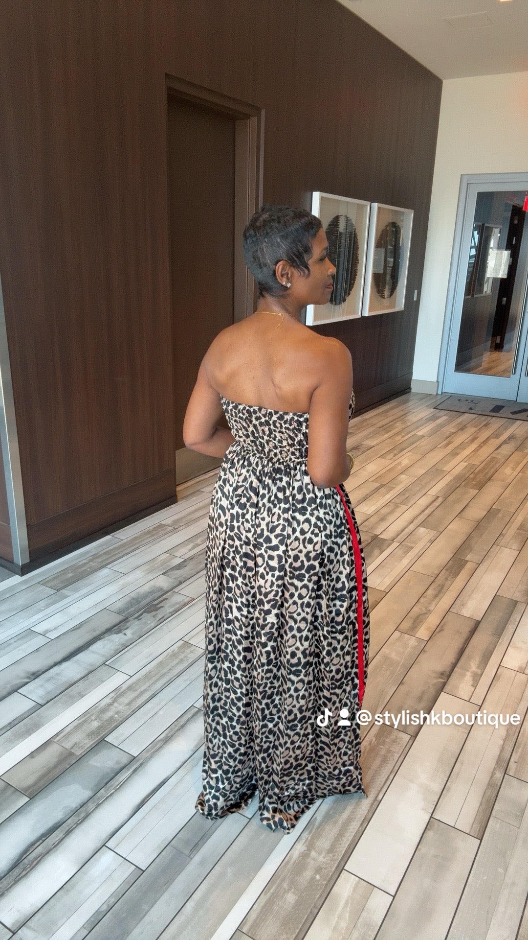 Absolutely Must Have Leopard with Red Romper