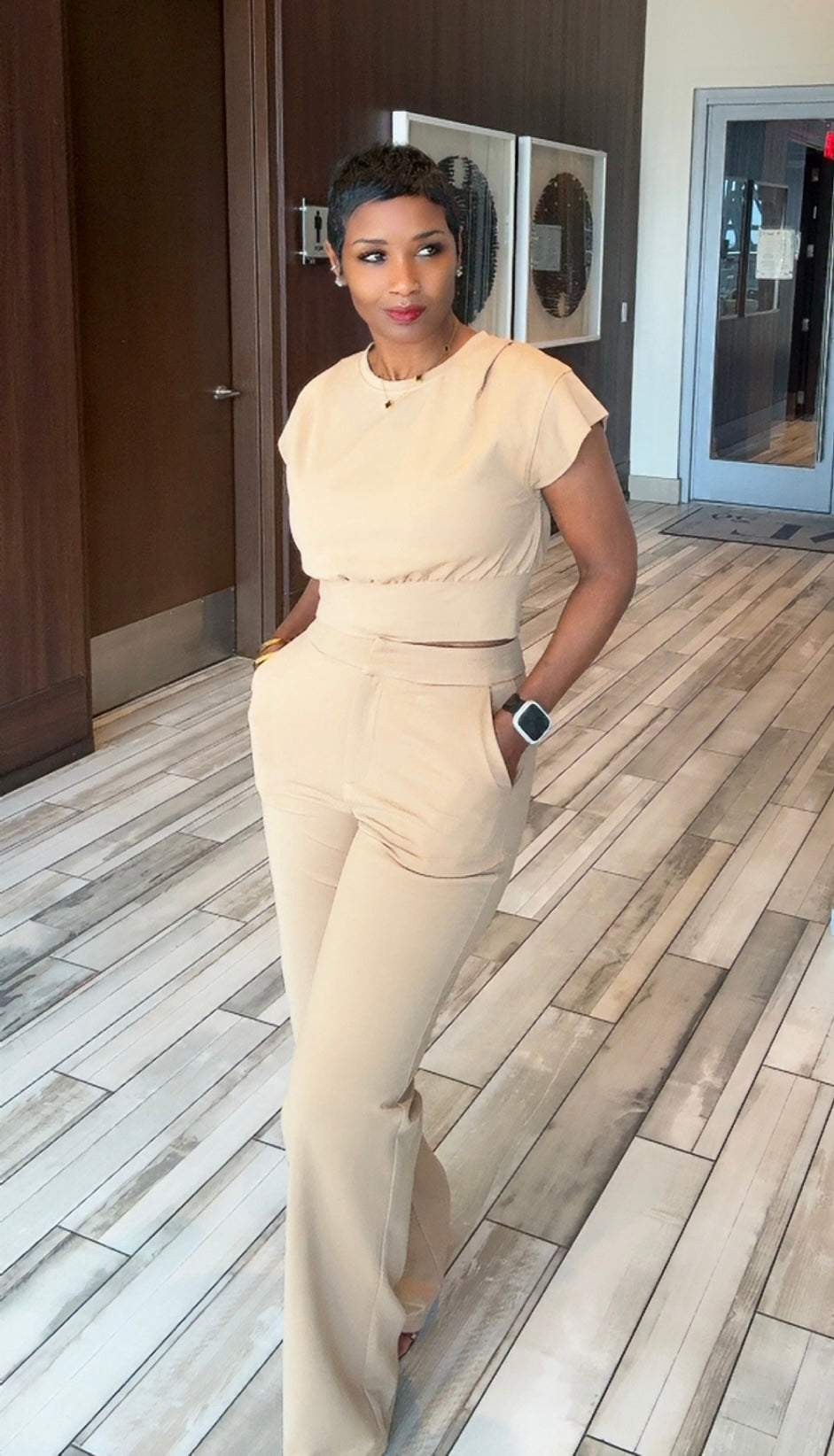 Cozy Corporate Beige Set