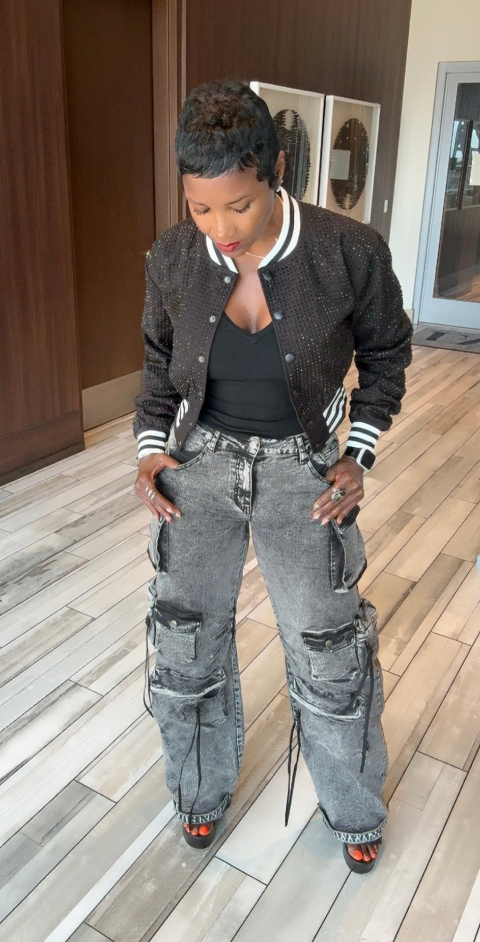 Back to Black Cargo Jeans