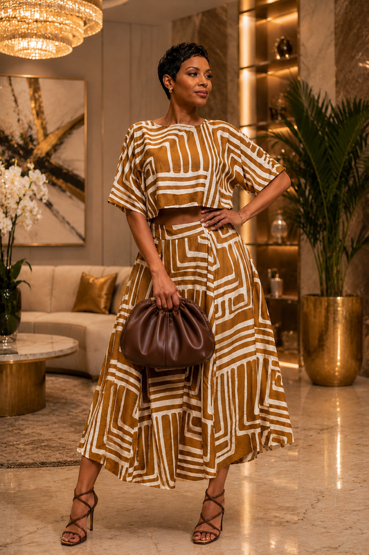 Line Me Up Skirt set