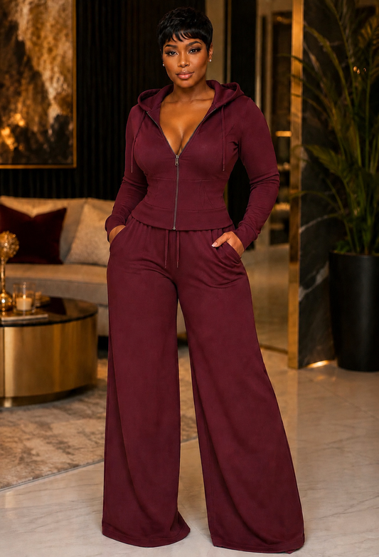 Burgundy All the Way Set