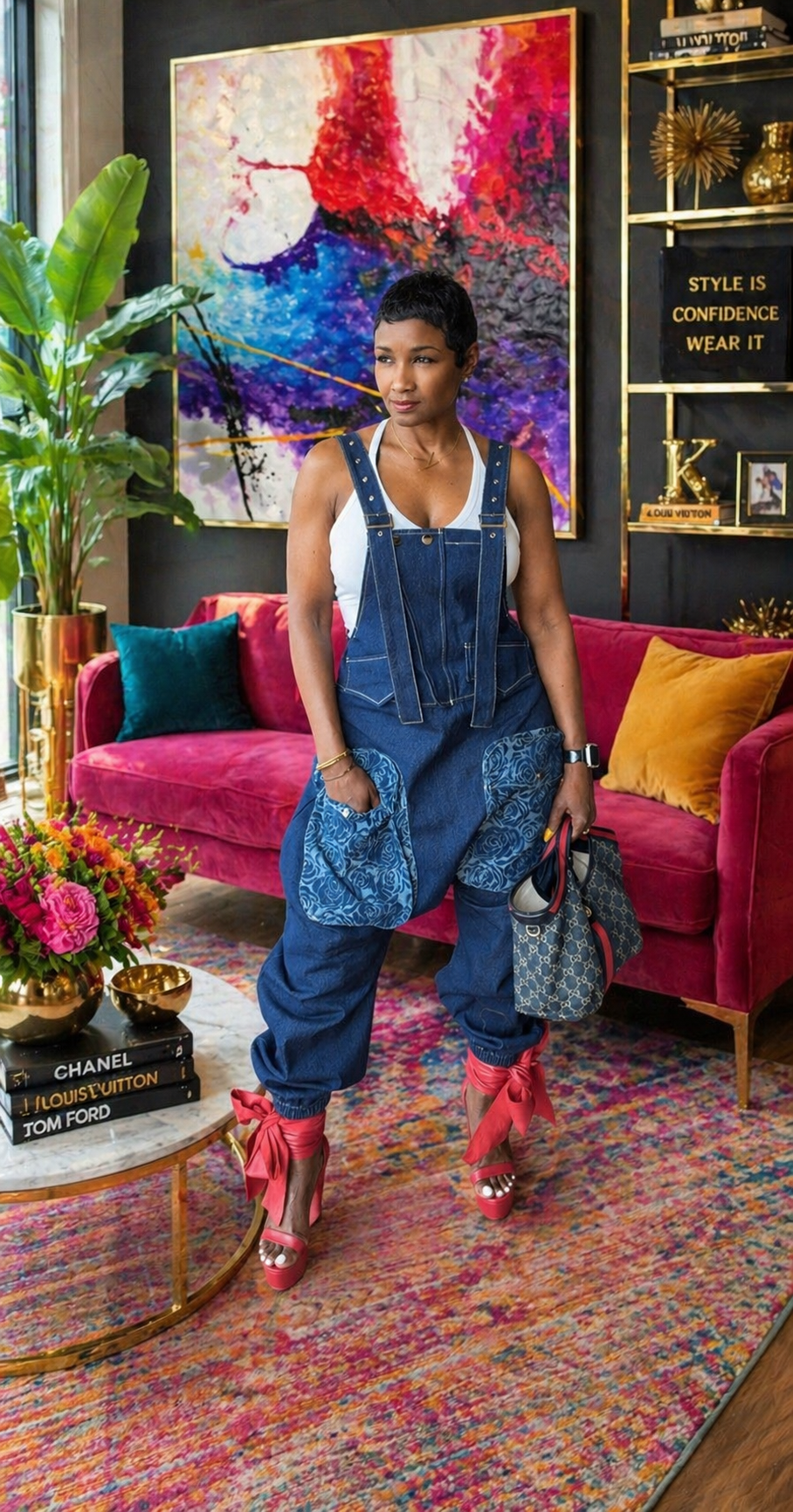 Jump Into the Denim Jumpsuit