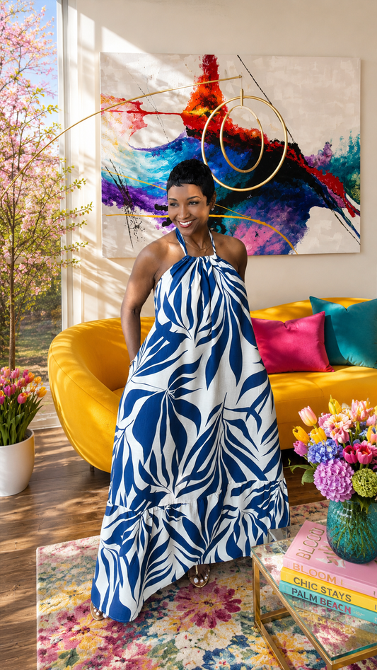 Island Blue Maxi