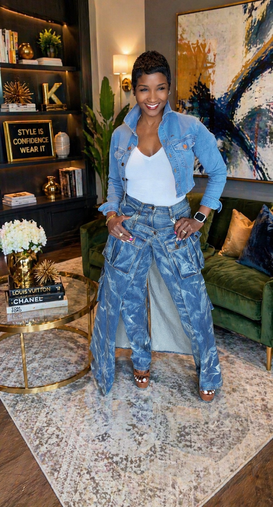 Jeans Skirt Combo