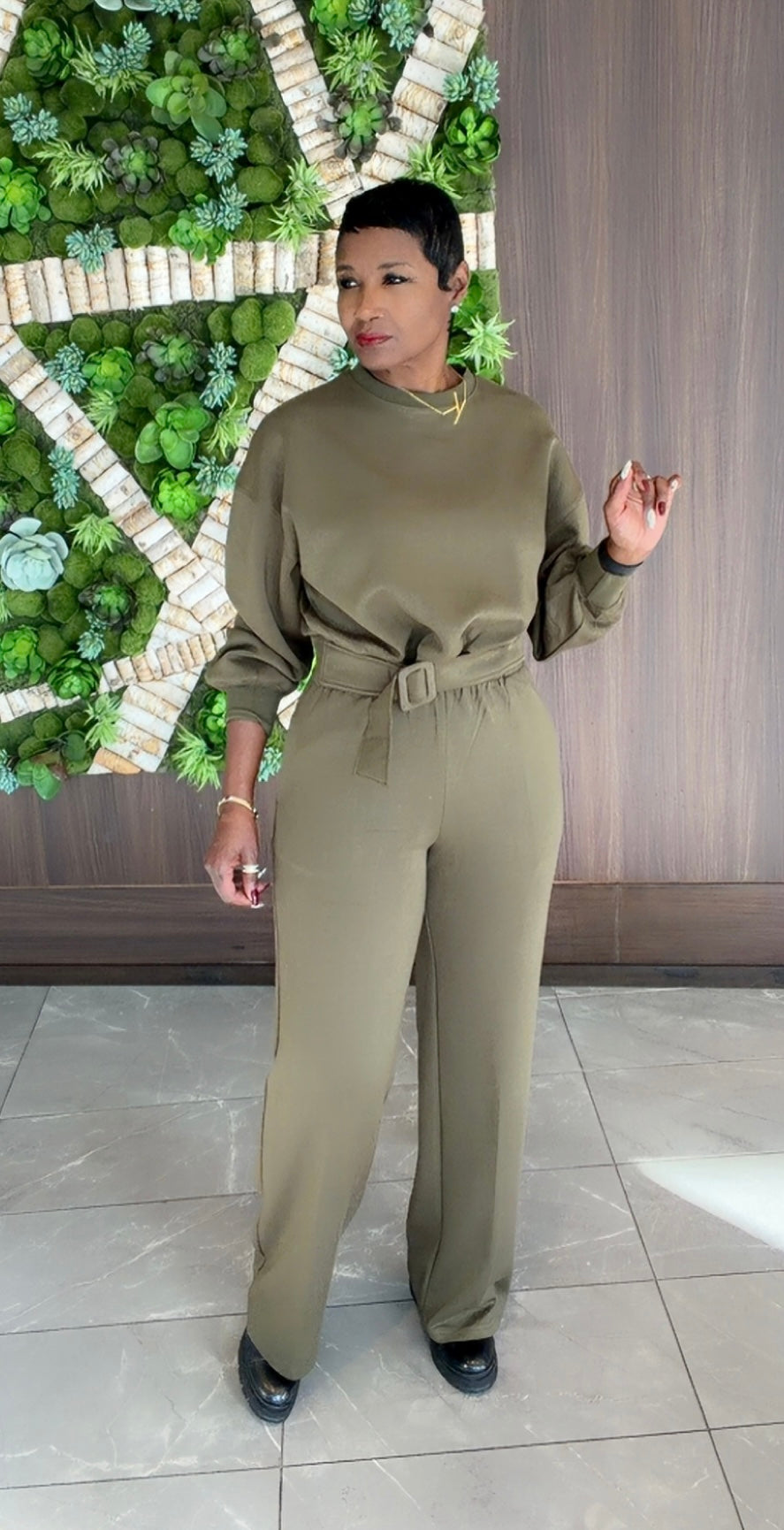 Taking it Easy in Olive Set