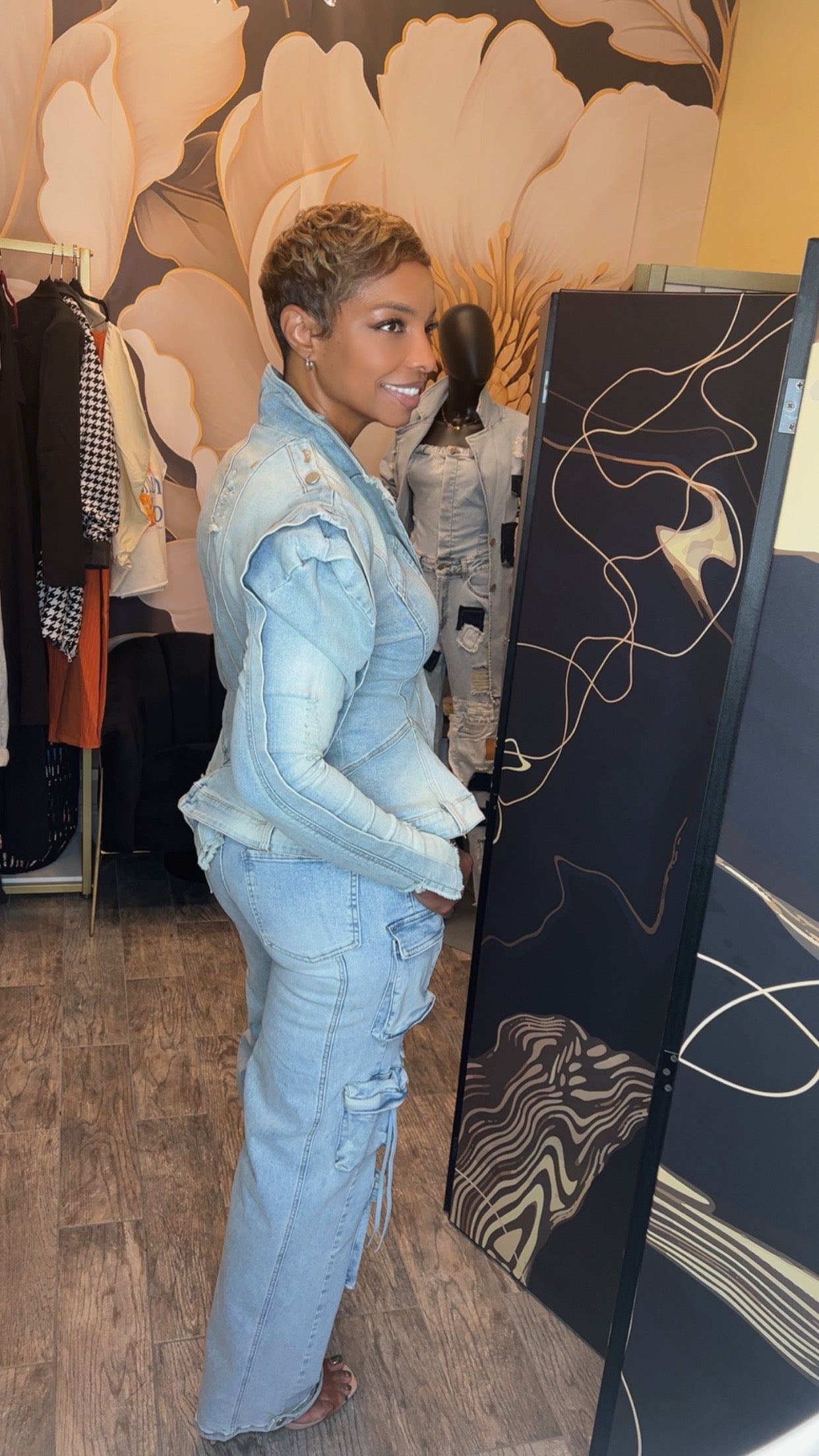 Get You One Denim Top