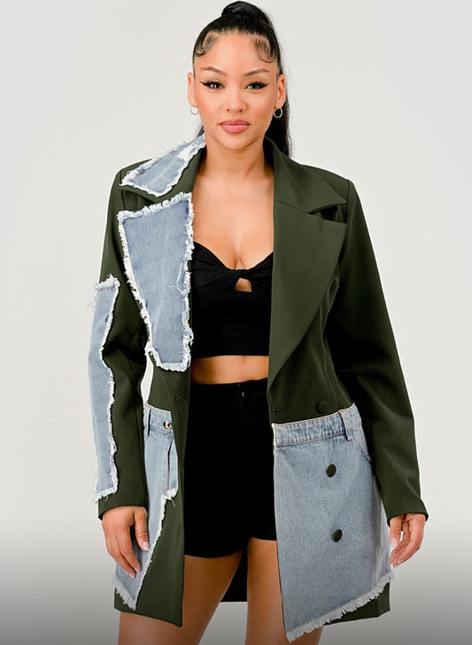 BLAZIN with Denim Blazer