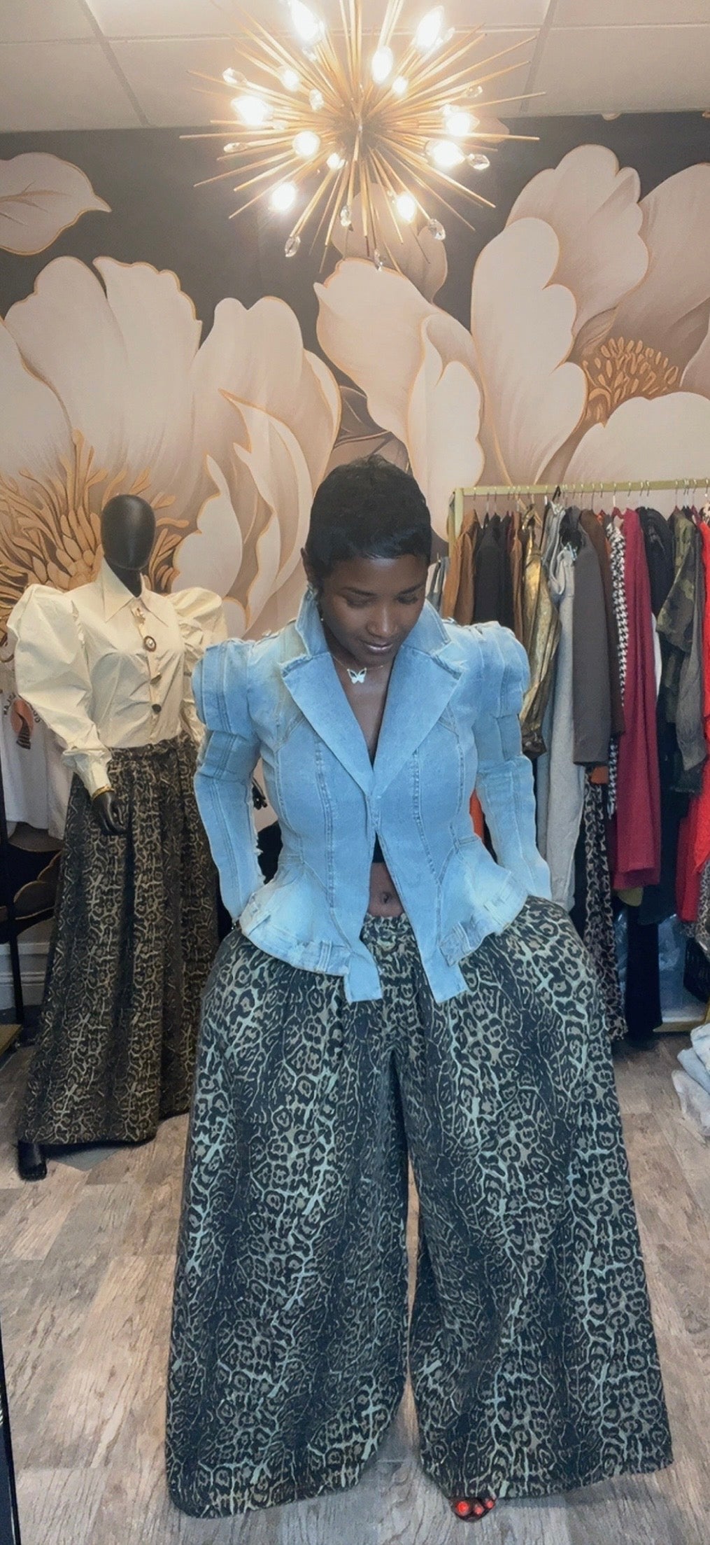 Get You One Denim Top