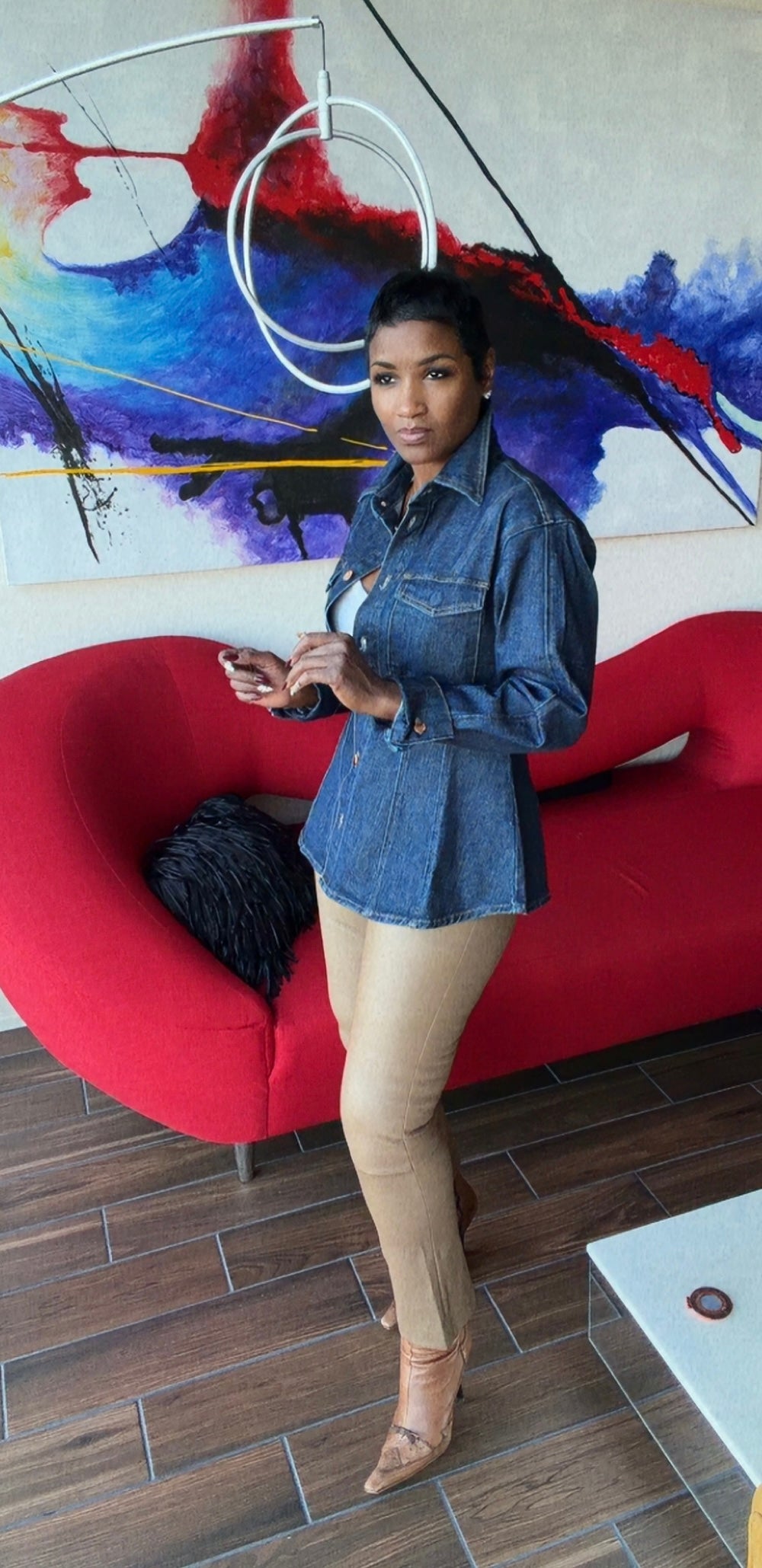 Style Me In Indigo Top