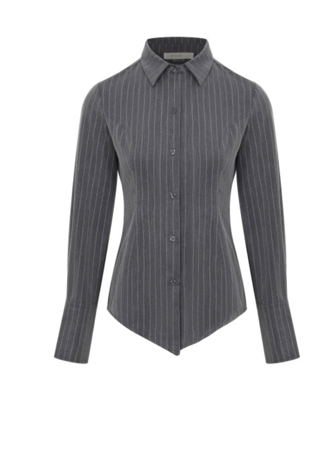 Pinstripe Grey Top