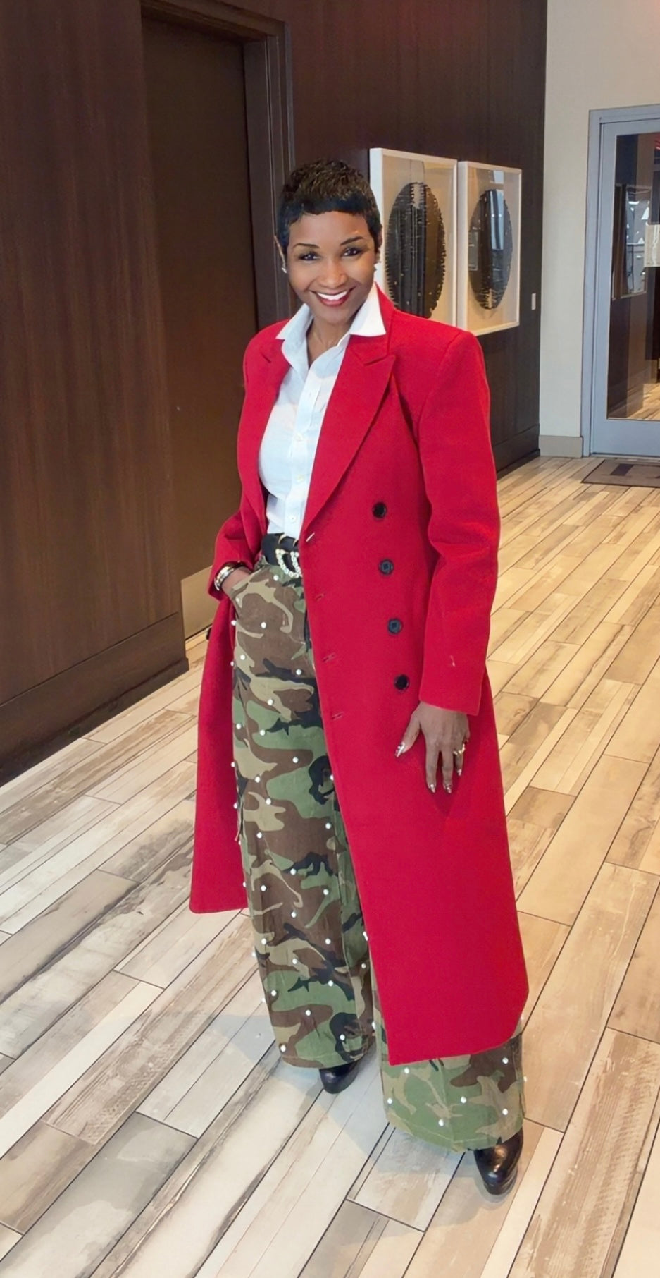 Paint The Town In Red Coat