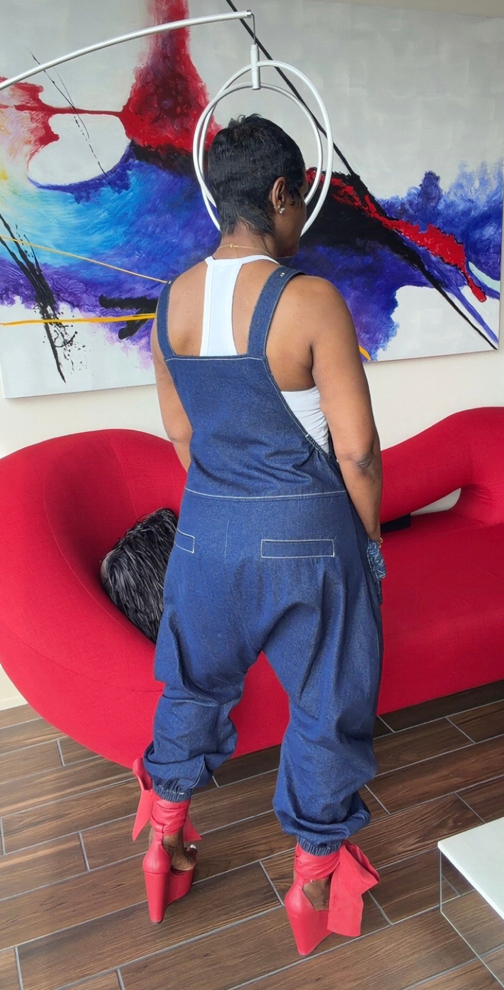 Jump Into the Denim Jumpsuit