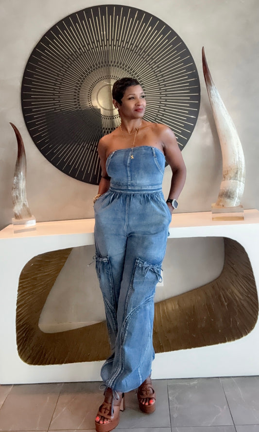 Dare You Denim Jumpsuit