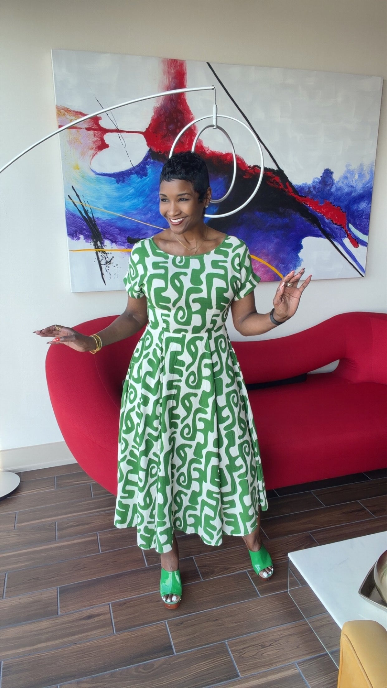 Green for Spring Dress