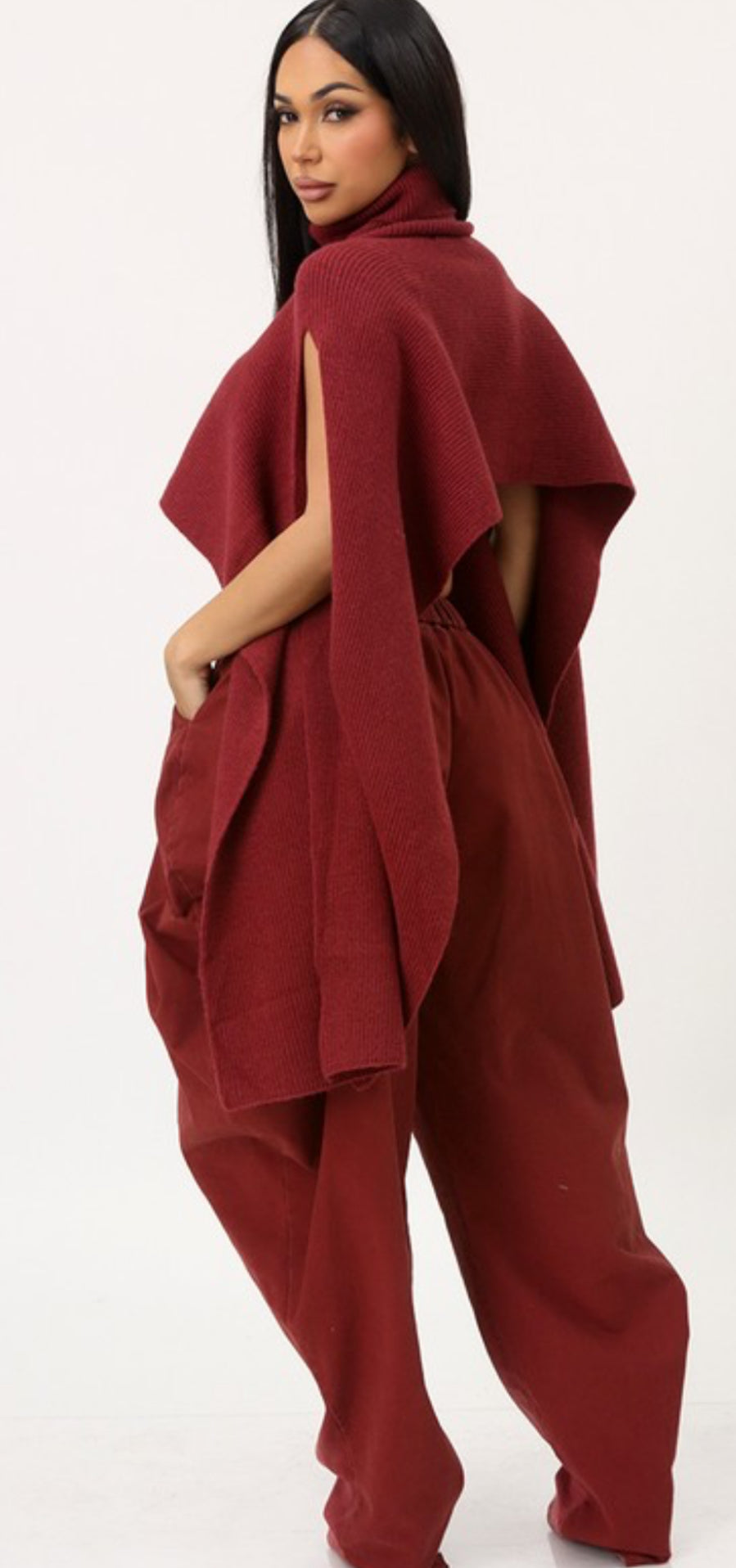 Mock Neck Sweater Top