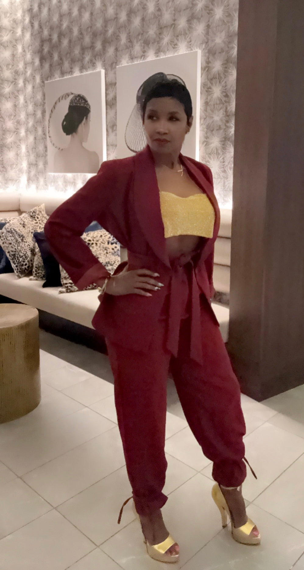 Coming in Hot Pants Suit