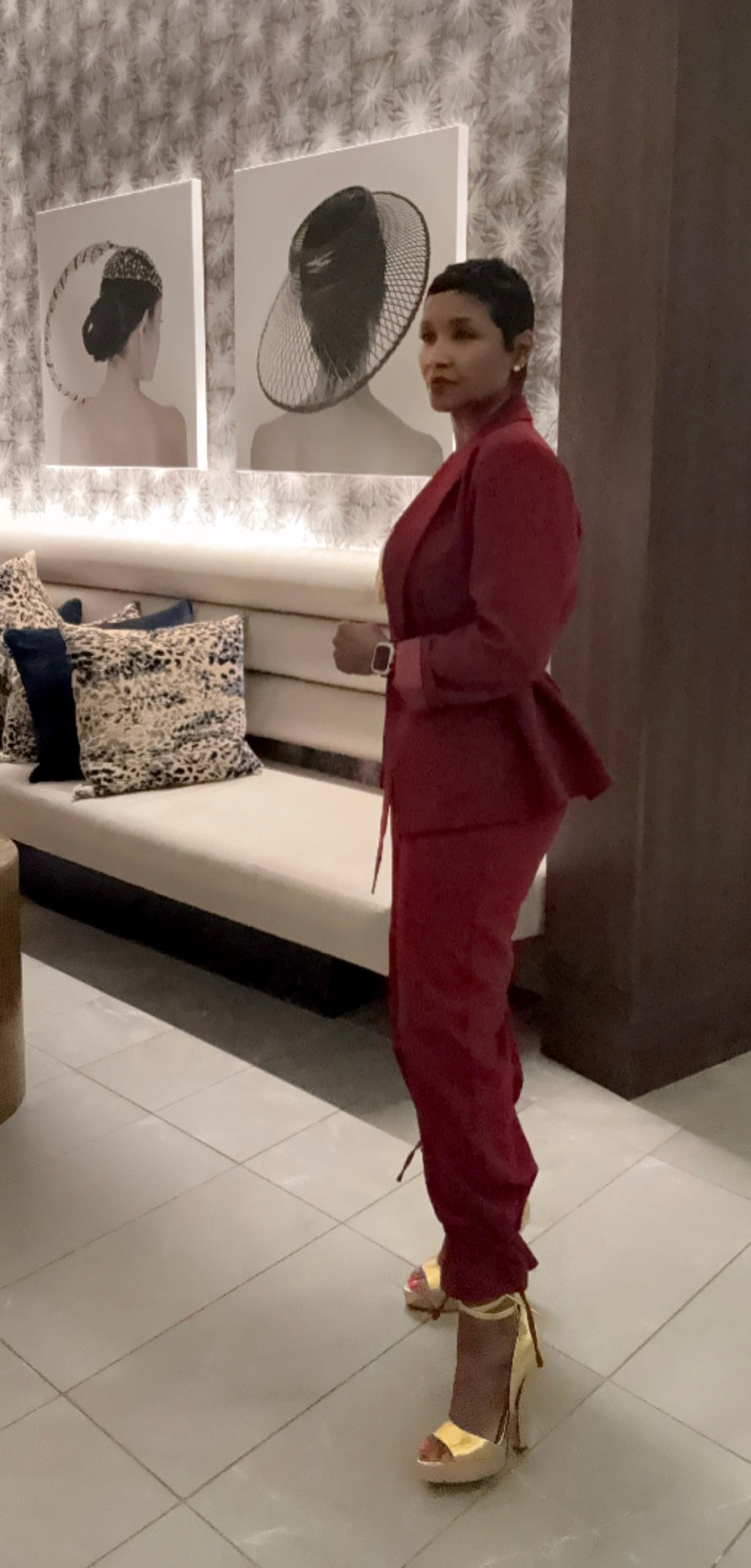 Coming in Hot Pants Suit