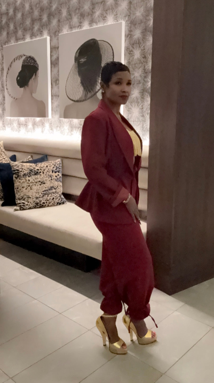 Coming in Hot Pants Suit