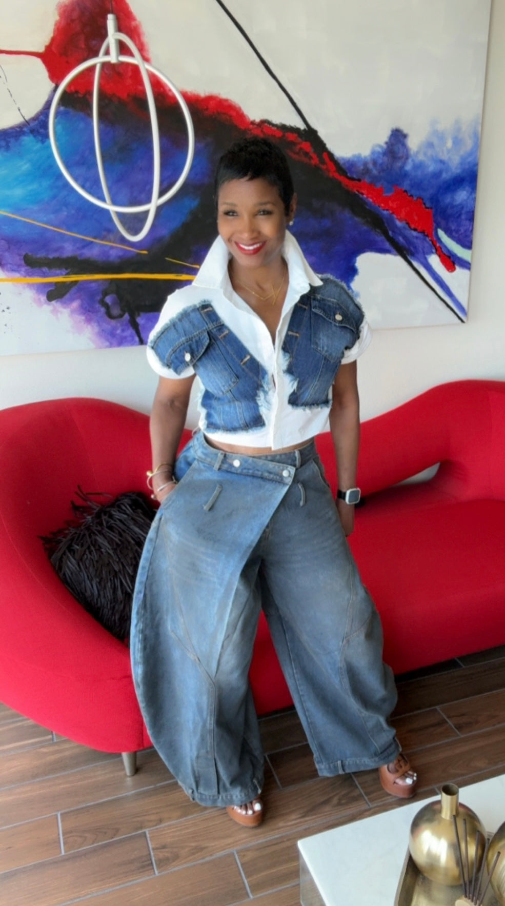 Barrel Wide Leg Jeans