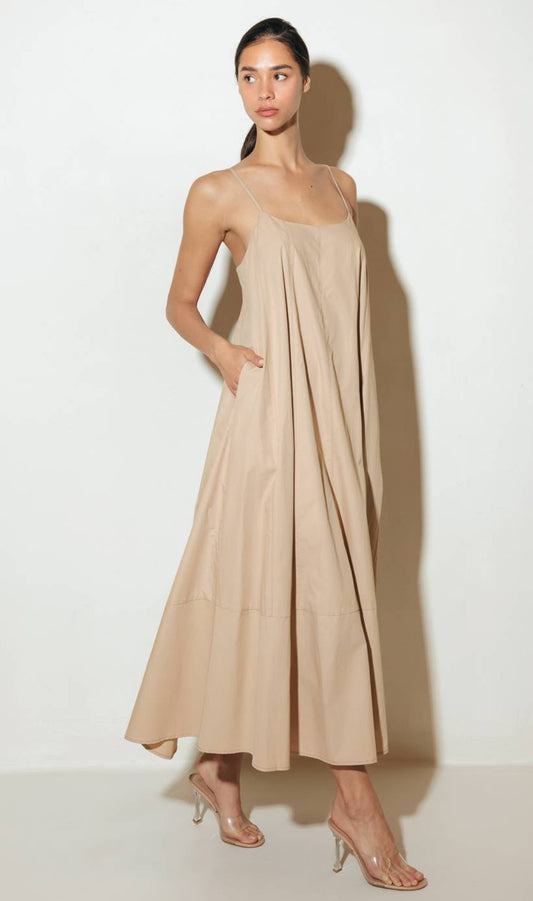 Taupe Tent Sundress