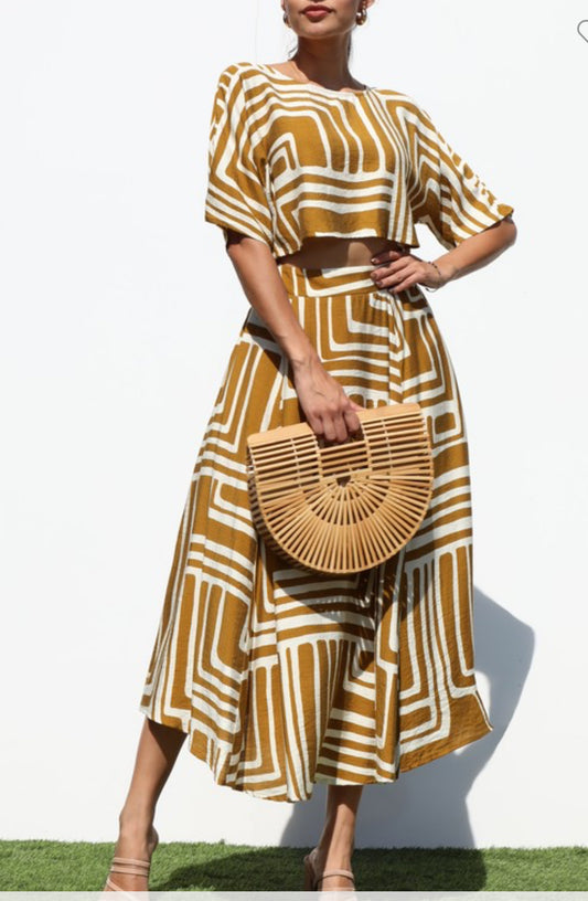 Line Me Up Skirt set