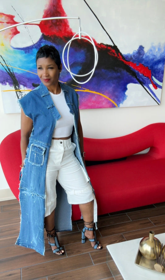 The Denim Detail Duster