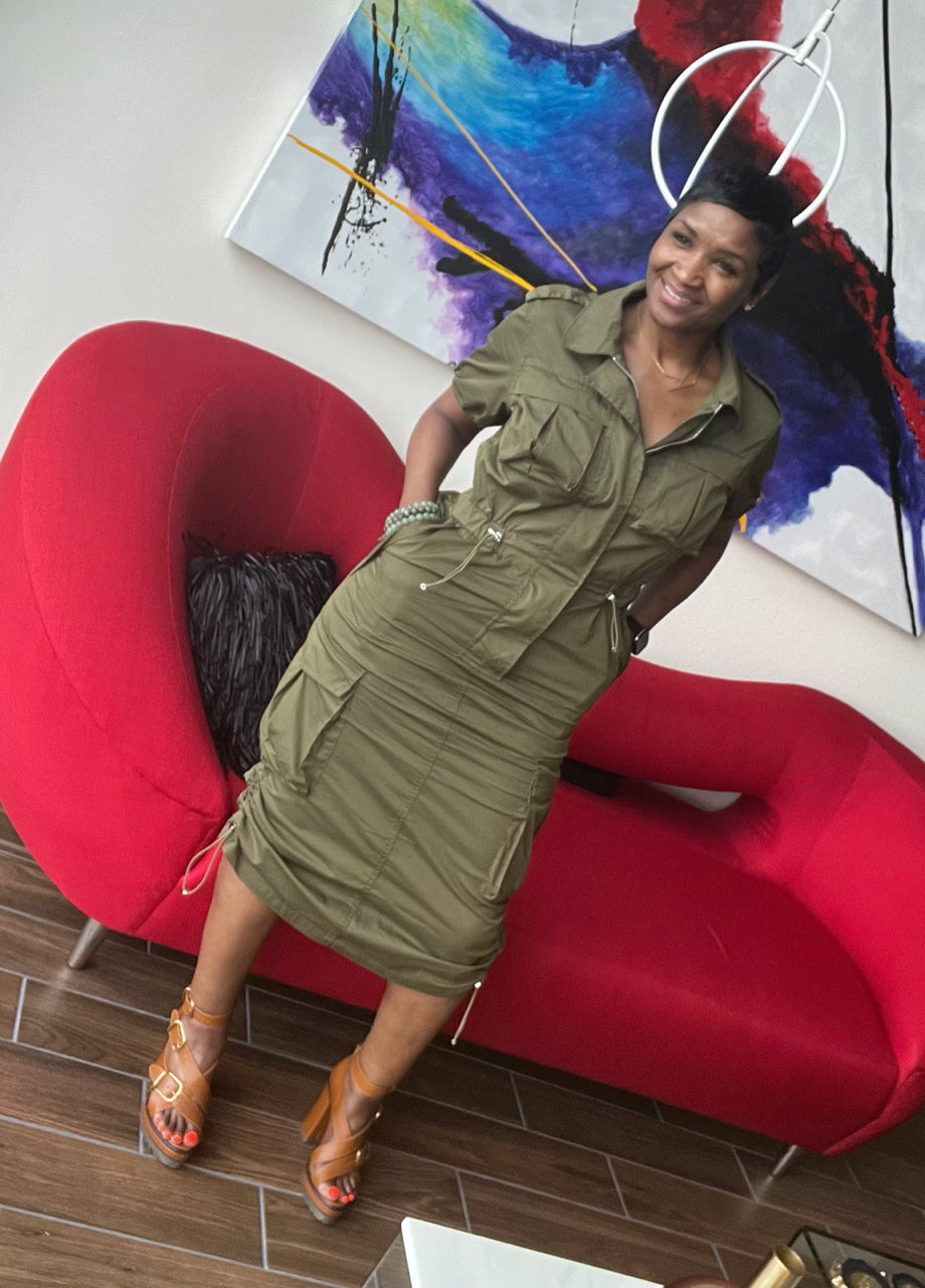 Get Into this Cargo Dress