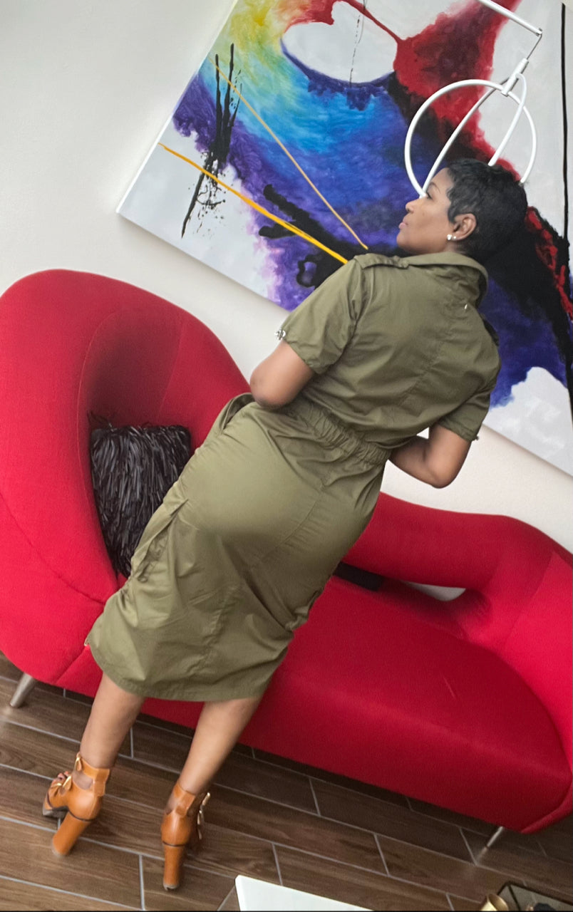 Get Into this Cargo Dress