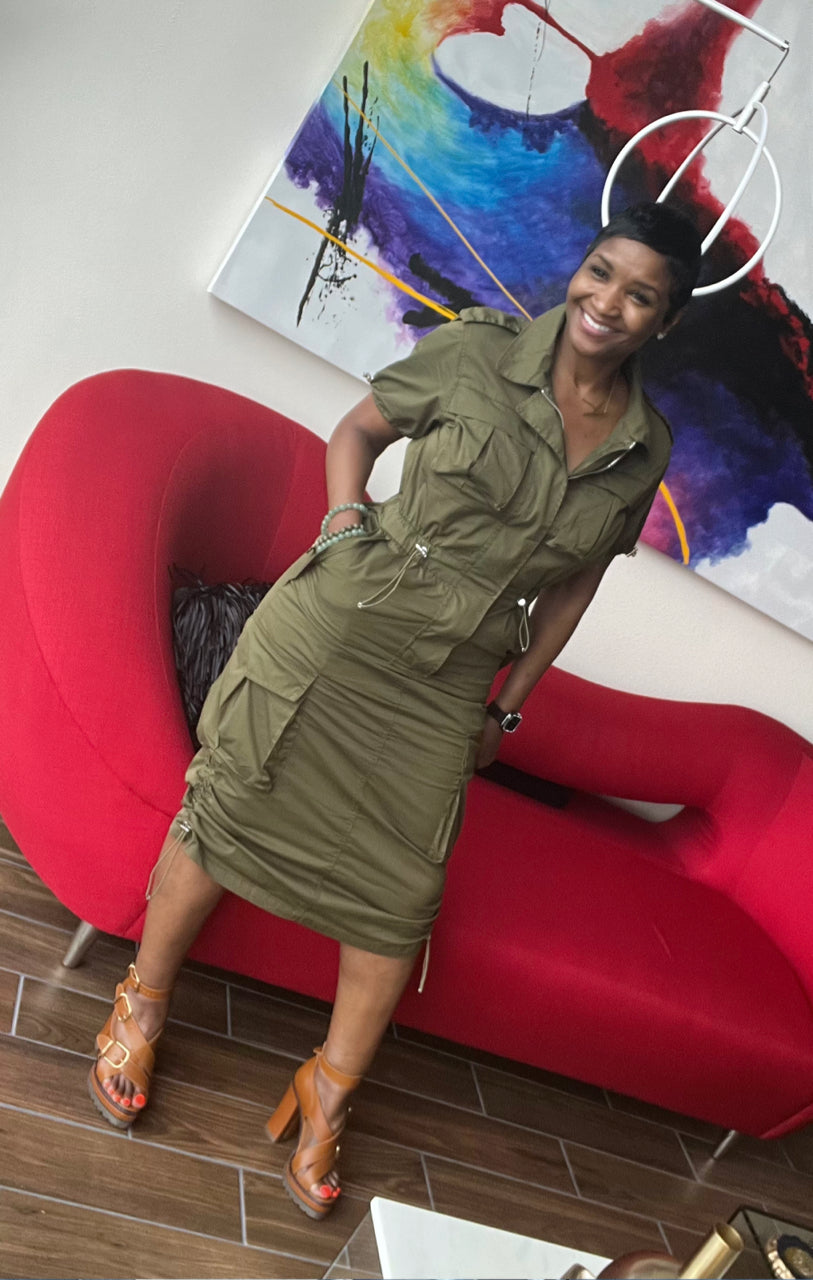 Get Into this Cargo Dress