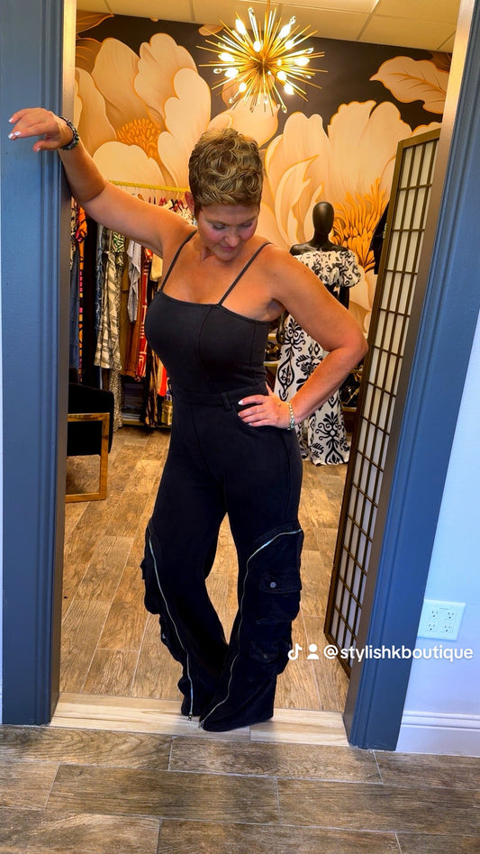 Come Zip Me Down Jumpsuit