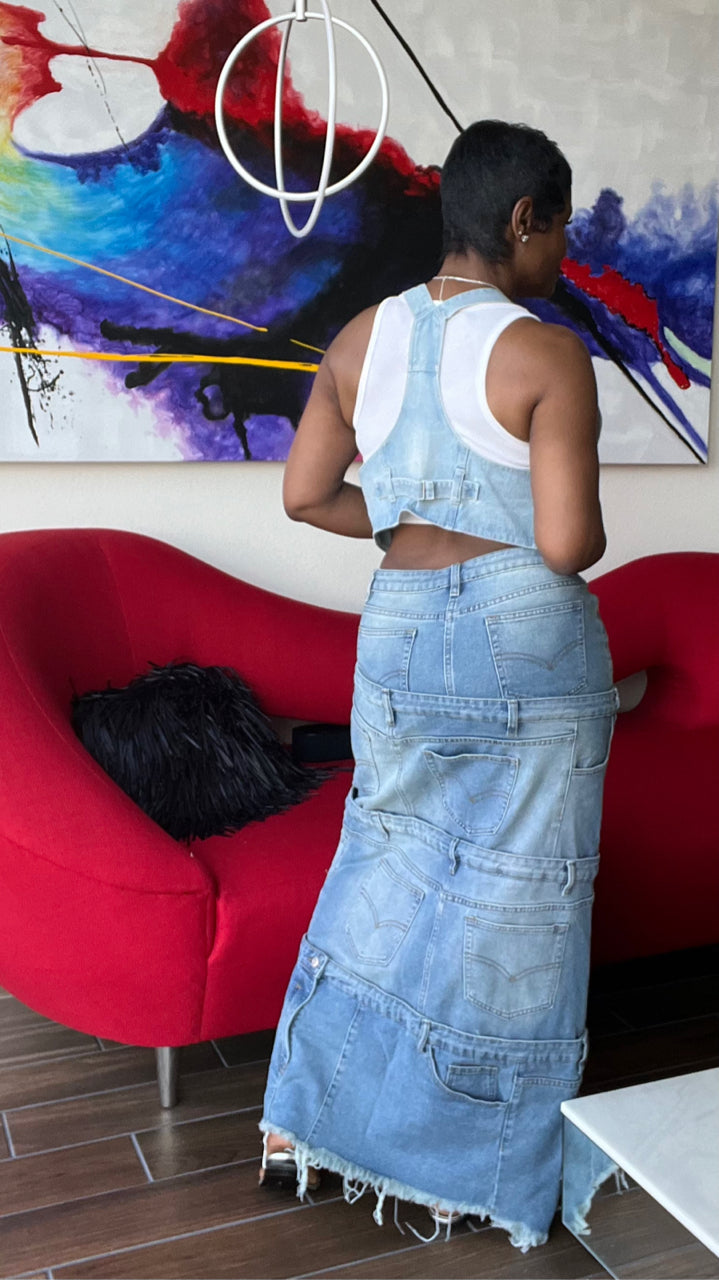 Level Up Denim Skirt