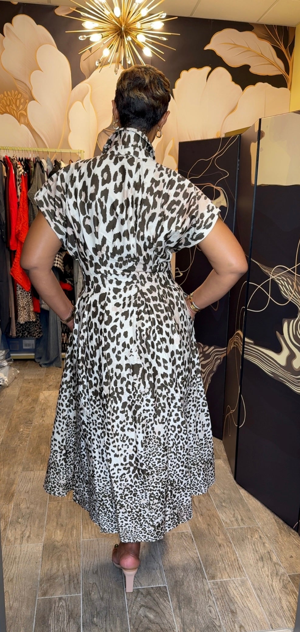 Bossy Leopard Print Dress